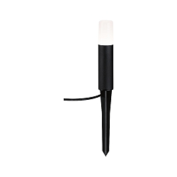 PLUG & SHINE Spie�leuchte FLAREA, IP65, 24V, 3W 3000K 280lm, dimmbar, Metall, Schwarz, 20cm