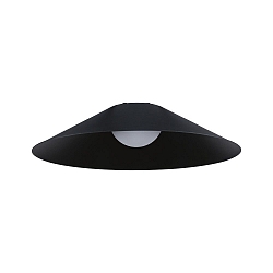 LED Systemleuchte ULine PENDEL CONE, � 35cm, 48V DC, 12W 3000K 560lm, CRi>90, mattschwarz / opal