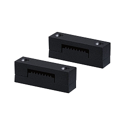clamping piece ULine - STRAP CRIMP isolated, mechanical, set of 2, black matt