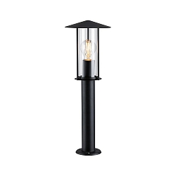 Outdoor Standlleuchte CLASSIC, IP44, 50cm, E27, inkl. LED 4.3W 2200K 420lm, schaltbar, anthrazit / klar