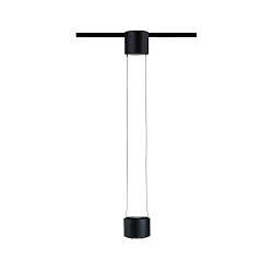 1-Phasen LED Pendelleuchte URAIL ALDAN, Linsenoptik, 230V, 13W 2700K, dimmbar, Wei� / Schwarz