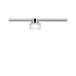 1-Phasen LED Schienenspot URAIL TOPA DOT, 230V. 5.2W, Chrom/Klar/Satin