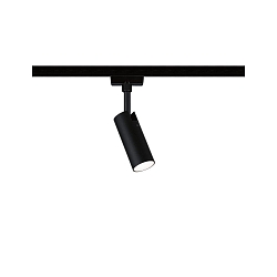 LED 1-Phasen Schienenspot URAIL TUBO, 1x4W 4000K, 170lm, IP20, dimmbar, schwarz matt