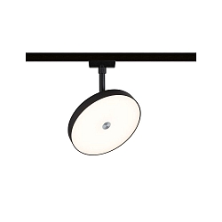 LED 1-Phasen Strahler HILDOR URail, 230V, 15W, 3000K, 850lm, 3-Step-Dim, IP20, schwarz matt