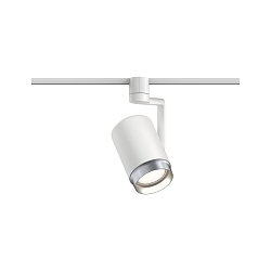 URail Einzel-Spot ASTHENE, 230V, E27 max. 50W, Metall / Kunststoff, Wei�