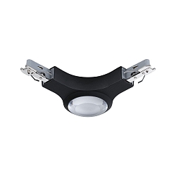 URail LED L-Verbinder 5,3W, 2700K, dimmbar, schwarz matt