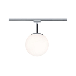1-Phasen Schienenleuchte URAIL CEILING GLOBE SMALL, � 20cm, E14 max. 10W (exkl.), Chrom matt