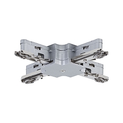 Zubeh�r f�r 1-Phasen-Schienensystem URAIL - X-Verbinder, 125mm, max. 1000W, 230V, Chrom matt