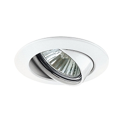 Einbauleuchte PREMIUM, 230V, GU10, 51mm, schwenkbar, wei�/alu