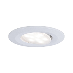 Outdoor LED Einbauspot CALLA IP65, schwenkbar, 230V, je 6W 4000K 680lm 100�, wei� matt