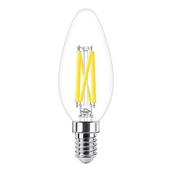 LED Lampe MASTER LEDCandle, B35, E14, 3,4W, 2700K, klar, dimmbar