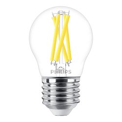 LED Lampe MASTER LEDLuster, P45, E27, 3,5W, 2700K, klar, dimmbar