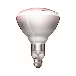 Industrial Infrared reflector lamp lamp BR125 IR, 230-250V, E27, 150W, dimmable, clear