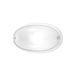 wall and ceiling luminaire CHIP OVALE 25 E27 IP55, white 