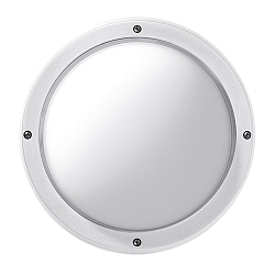 wall and ceiling luminaire EKO 26 E27 IP44, white, lacquered 