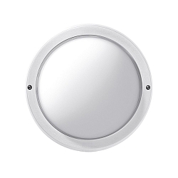 wall and ceiling luminaire EKO 21 E27 IP44, white, lacquered 