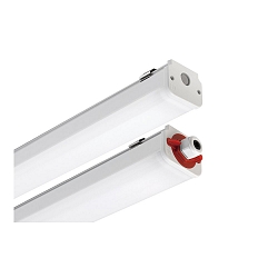 LED Feuchtraumleuchte NORMA+ 120, 34W, 4000K, 3932lm, IP65, IK09, statisch, grau / opal