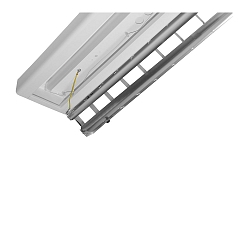 LED Deckenleuchte RONDA+ LED 2X Rasterleuchte, 60W, 4000K, 6200lm, IP20, IK07, statisch, wei�