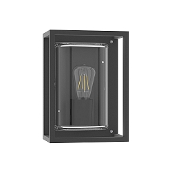 Wandleuchte LANTERNA NK 27, E27, 1x100W, IP65, IK06, Glas opal, anthrazit