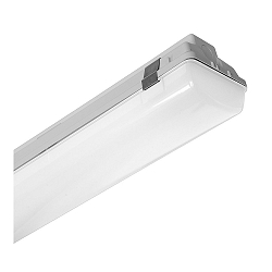 LED Feuchtraumleuchte ACRO+ EQ236 HO, 59W, 4000K, 8100lm, IP66, IK03, statisch, grau / opal