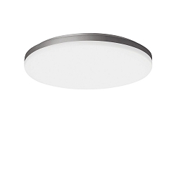 wall and ceiling luminaire WL 270 OPAL ROUND static IP20, silver, lacquered dimmable