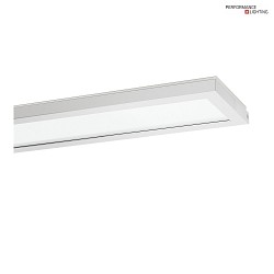 wall and ceiling luminaire SL629 AB PRISM 31W DALI controllable, 5-pole, UGR < 19 IP20, powder coated, white dimmable
