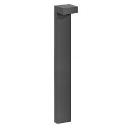 bollard lamp MIMIK 10 POST HU rigid, glare-reduced IP65, anthracite, metallic