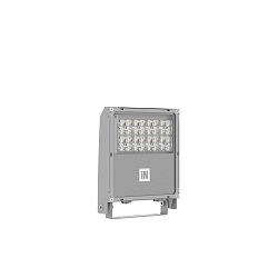LED Scheinwerfer WIN PRO 20 A/W, 68W, 4000K, 9356lm, IP66, IK08, statisch, grau / Glas transparent
