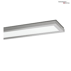 wall and ceiling luminaire SL629 AB PRISM 31W DALI controllable, 5-pole, UGR < 19 IP20, grey, powder coated dimmable