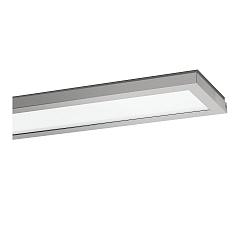 LED Deckenleuchte SL629 AB PRISM, 54W, 4000K, 5970lm, IP20, IK05, DALI, grau