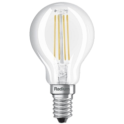 LED retrofit lamp LED Essence Drop Filament E14 RL-D60 827/C/E14 FIL, 6.5W, clear