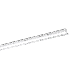 Wandeinbau-Aluminium-Profil SMALL BUILDIN DRY F 16/13 1M, grau, Abdeckung wei� matt