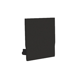 Endkappe f�r PROFILE MEDIUM U BLACK