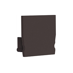 Endkappe f�r Radium Aluminium U-Profil SMALL U, Kunststoff, Schwarz