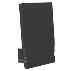 Endkappe f�r Profil + Cover S, Endcap SMALL U-Profil 17.3/24.7, schwarz