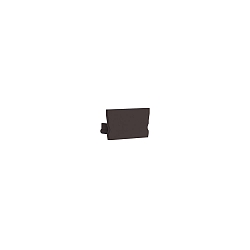 end cap SMALL U FLAT, black