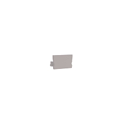 Endkappe f�r Profil SMALL U-Profil FLAT, wei�
