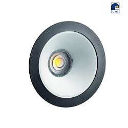 LED Downlight CYRA XL ECO REFIT, 230V, 18/24W, CRI80, IP20, On/Off, 3000K, schwarz