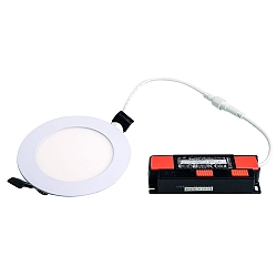 LED Einbau-Rundpanel TALAN XXS, IP44, � 11.8cm, 5/7/9W (multi) 2700/3000/4000K (CCT) 110�, starr, wei� / matt