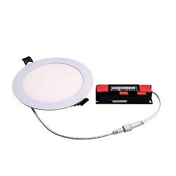 LED Einbau-Rundpanel TALAN XS, IP44, � 16.8cm, 7/9/12W (multi) 2700/3000/4000K (CCT) 110�, starr, wei� / matt
