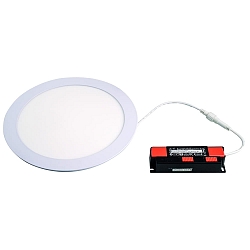 LED Einbau-Rundpanel TALAN M, IP44, � 22cm, 9/14/18W (multi) 2700/3000/4000K (CCT) 110�, starr, wei� / matt