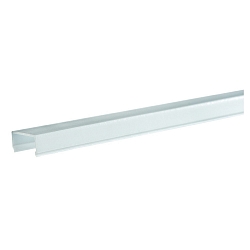 Profile cover, matt, 20/15, H20, 2m, white