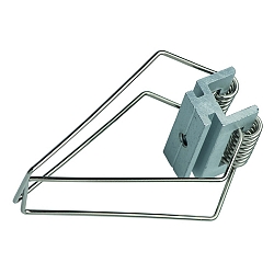 Mounting bracket with spring strut for RU-65925/ -8 and RU-65095, stainless steel