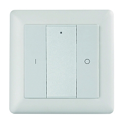 Radio wall button 1 channel, 1 ZONE, unicolour, dynamic, IP20