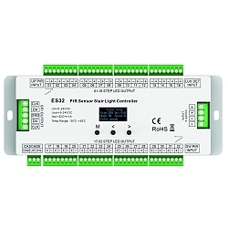 LED Treppenlicht-Controller STAIR LIGHT ES32 f�r LED Strip VARDAflex, inkl. 3 Sensoren, f�r max. 32 Stufen (32-Kanal), IP20