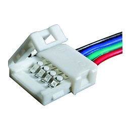 Zubeh�r f�r VARDAflex - Einspeisungs-Verbinder RGB PROFI, IP20, mit 15cm Anschlussleitung, 4-polig
