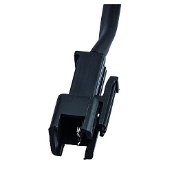 Zubeh�r f�r RUTEC LED Module - Flexible Zuleitung mit Kupplungs-Stecker, 15cm, schwarz, ohne Aderendhuelsen