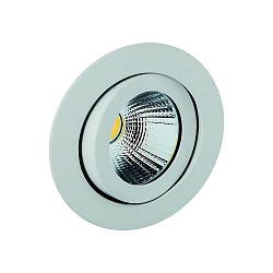LED Einbaustrahler-Set TALU, Plug&Play, IP20, 8W 2700K 694lm 40�, CRi>90, mit Konverter, dimmbar, schwenkbar, wei� matt