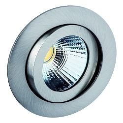 LED Einbaustrahler TALU DTW, IP20, 350mA (exkl. BG), 7W 2300-3000K 504lm 40�, CRi>90, dim-to-warm, eisen geb�rstet