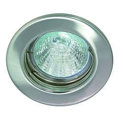 Recessed spot for MR16, fixed, IP20, iron brushed
